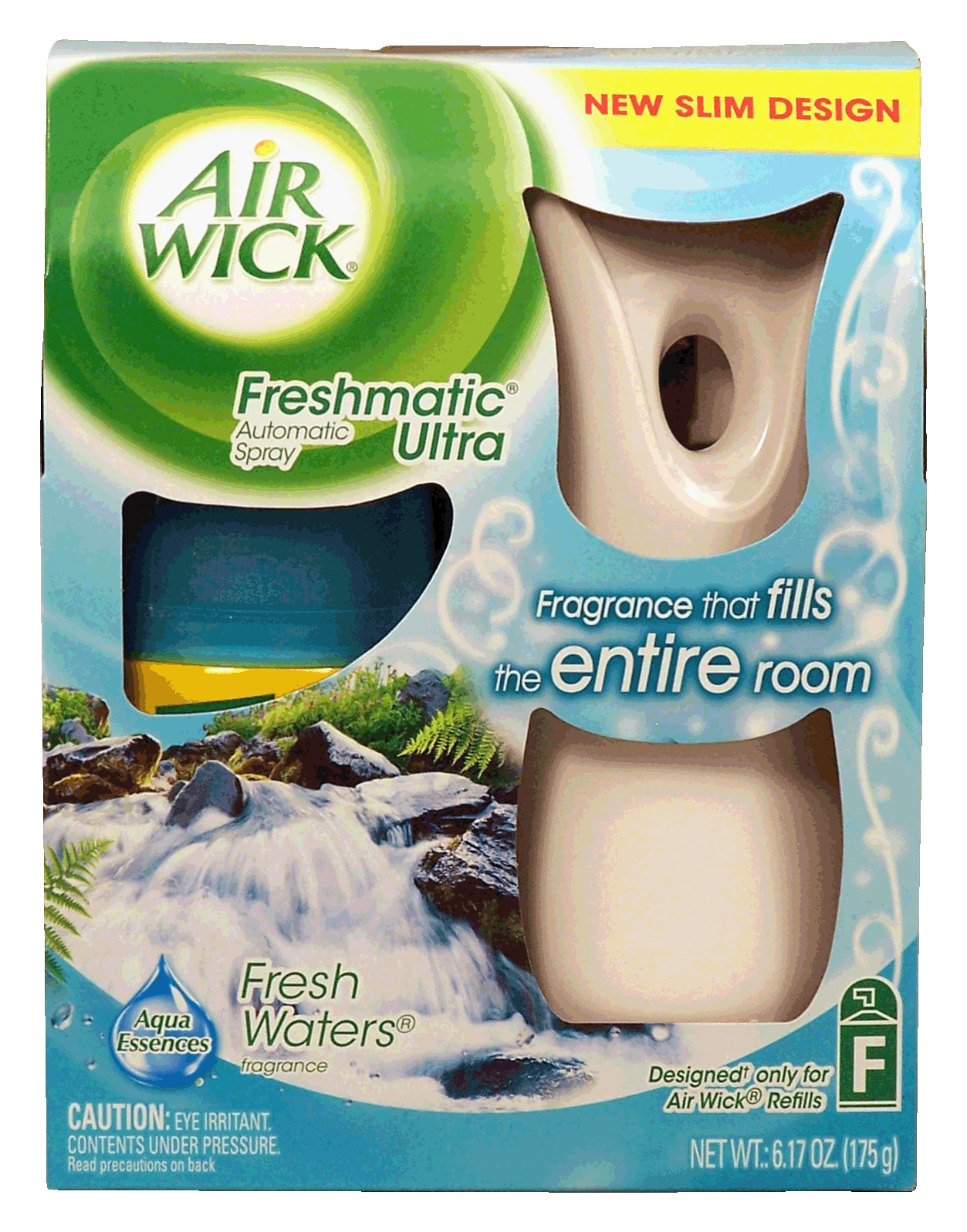 Air Wick ultra automatic spray, fresh waters scent, dispenser and aerosol spray can Full-Size Picture
